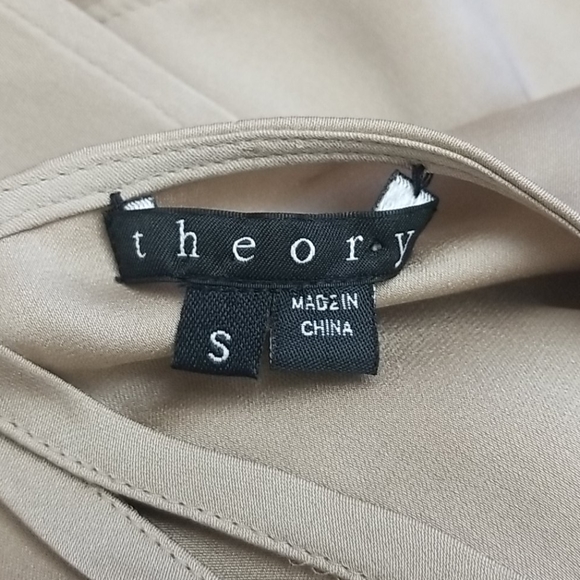 Theory Silk Ruffle Tank Top Small - Picture 3 of 5